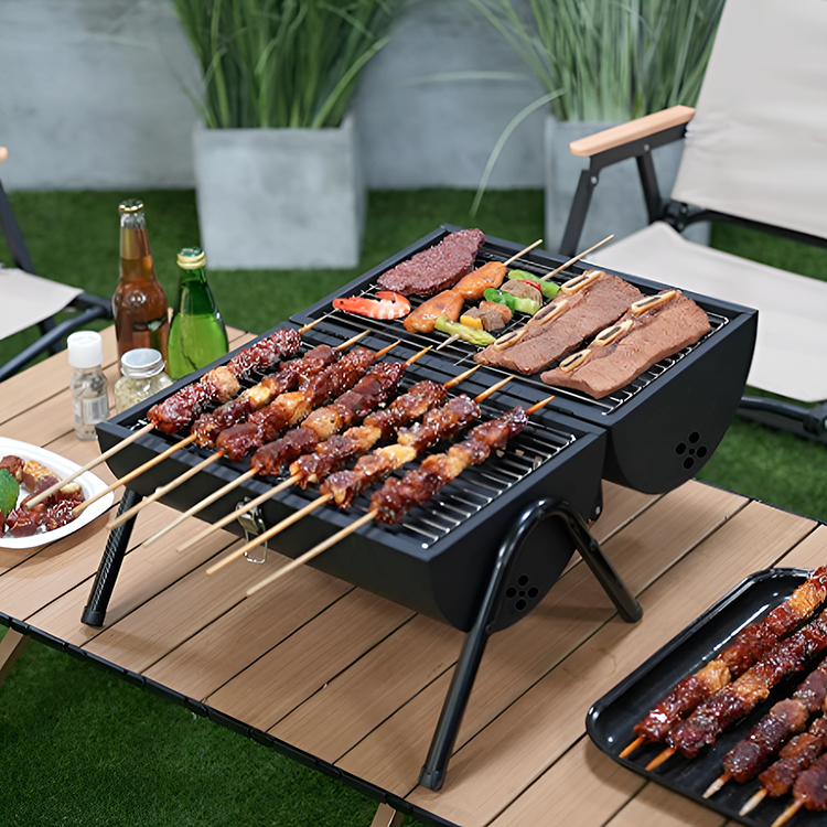 Portable Grill / BBQ for Picnic Cooking 42 cm