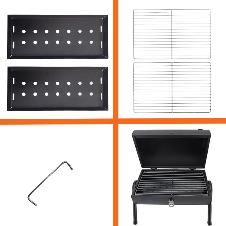Portable Grill / BBQ for Picnic Cooking 42 cm