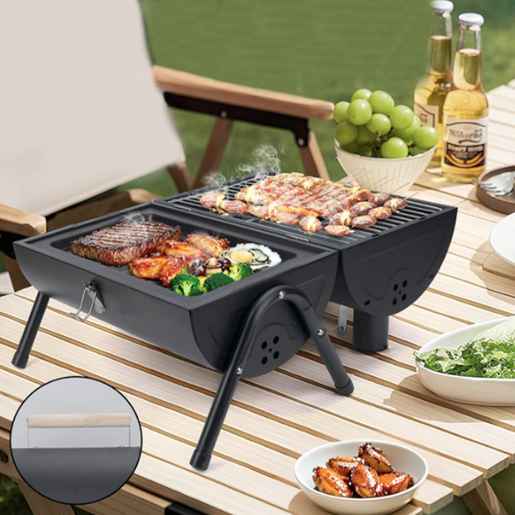 Portable Grill / BBQ for Picnic Cooking 42 cm