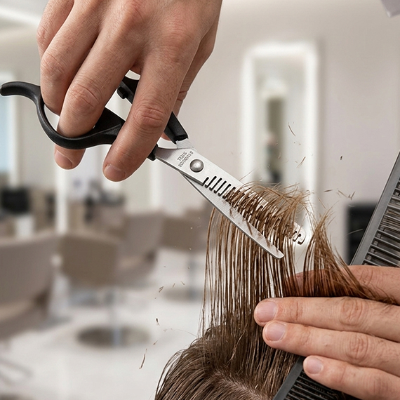 Hairdressing Scissors with Comb