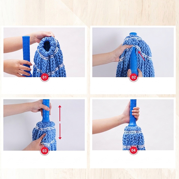 Mop with Wringer 135 cm