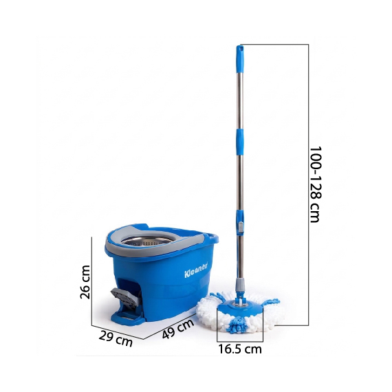 Mop with squeezing bucket with pedal