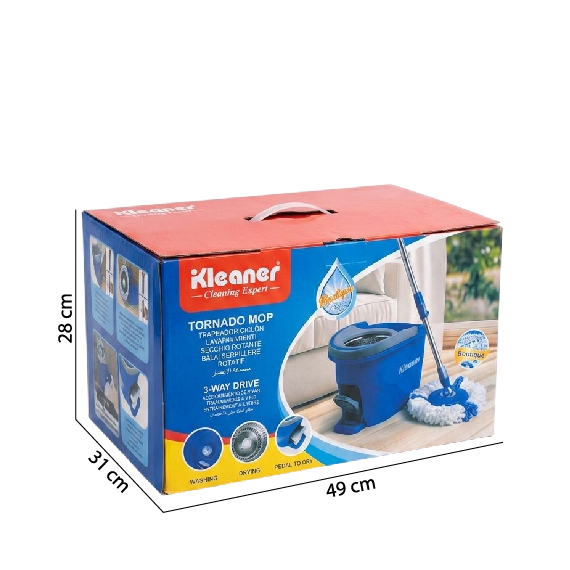 Mop with squeezing bucket with pedal