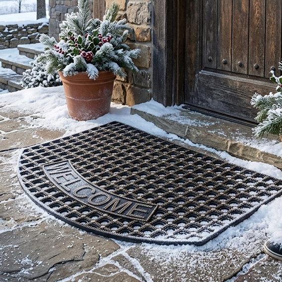 Door mat with holes 40x60 cm