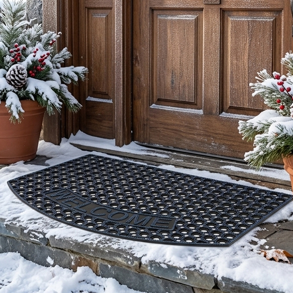 Door mat with holes 45x75 cm