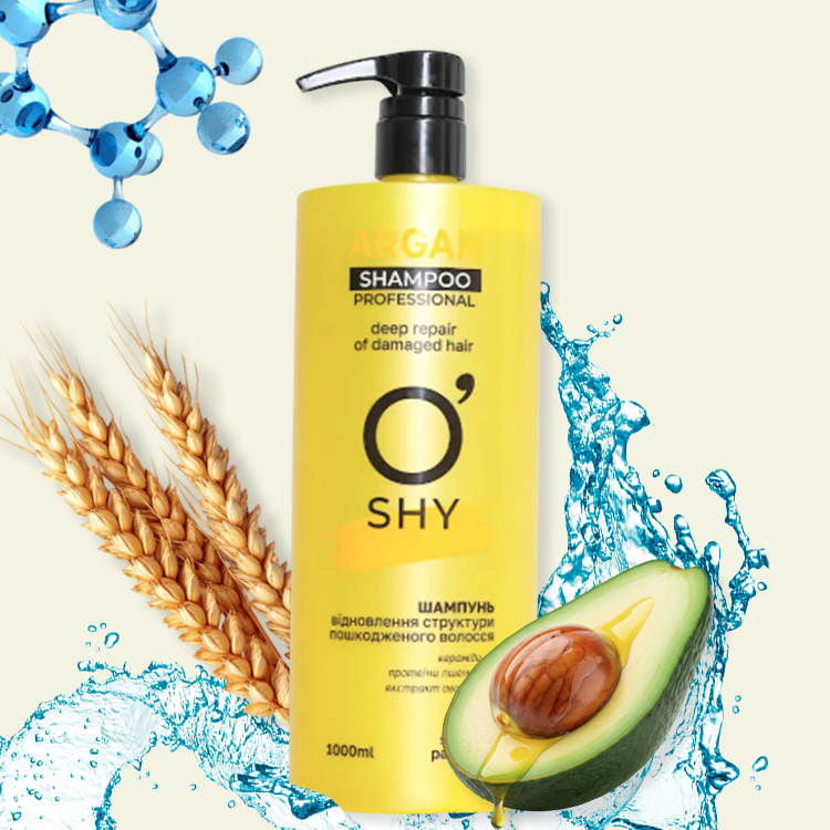 Shampoo for damaged hair structure restoration 1000 ml