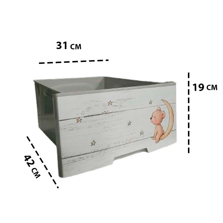 Chest with 4 drawer 40x97 cm, Արջեր