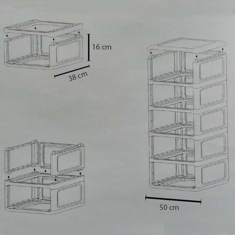 Chest with 5 drawer 55x109 cm