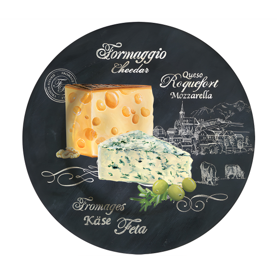 Cheese plates in porcelain 19 cm 4 pcs
