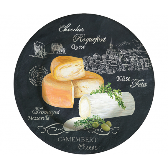 Cheese plates in porcelain 19 cm 4 pcs