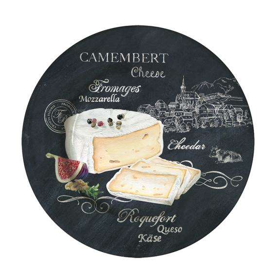 Cheese plates in porcelain 19 cm 4 pcs