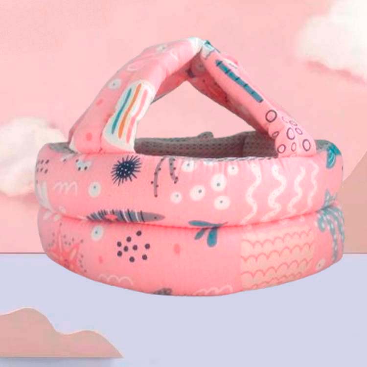 Baby Head Protection Cap, Վարդագույն