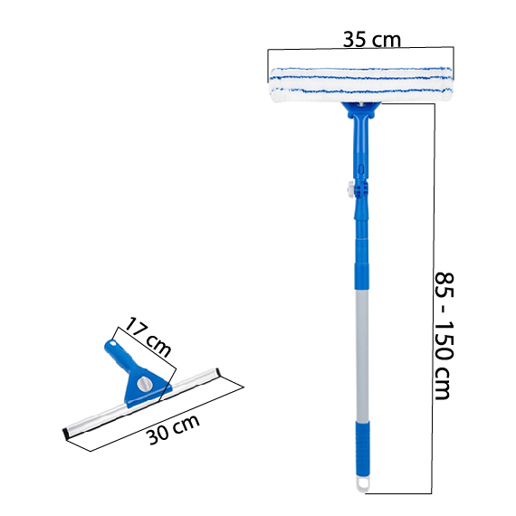 Window cleaner set 150 cm