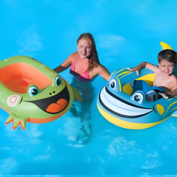 Inflatable boat for children, Կանաչ