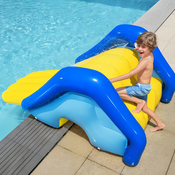 Inflatable pool slide 124x247x100 cm