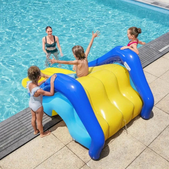 Inflatable pool slide 124x247x100 cm