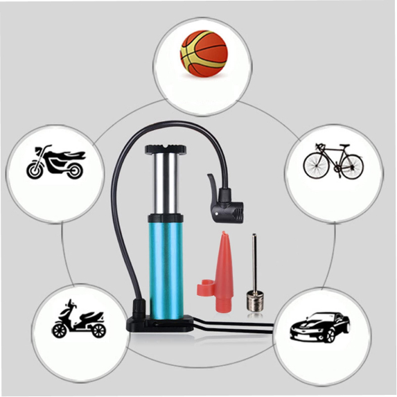 Pump with pressure gauge 18 cm