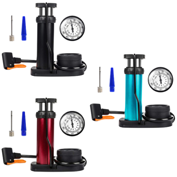Pump with pressure gauge 18 cm