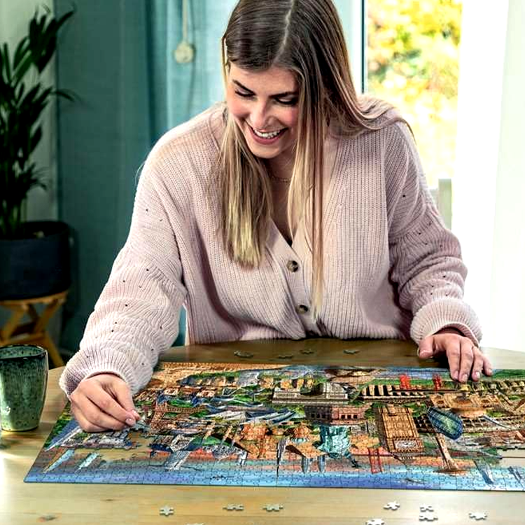 Puzzle 60x80 cm 1500 pieces Famous Places of the World
