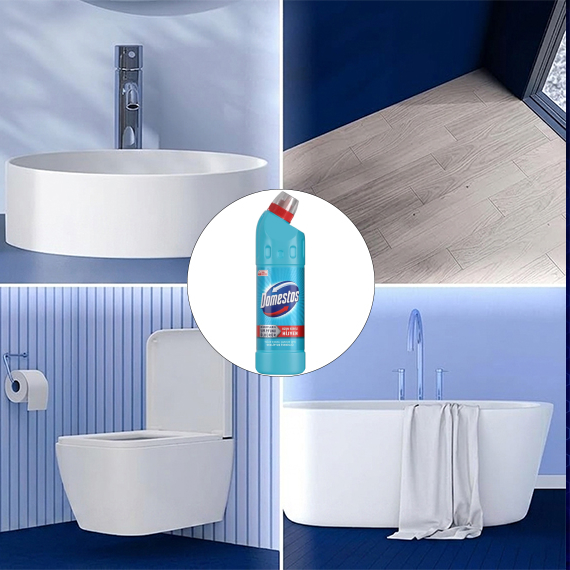 Plumbing cleaning and disinfecting gel 750 ml, Կապույտ