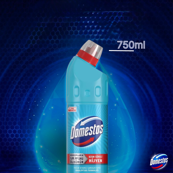 Plumbing cleaning and disinfecting gel 750 ml, Կապույտ