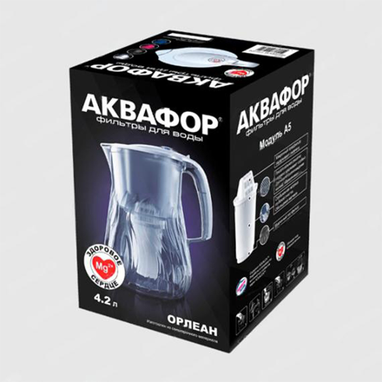 Jug with filter 4,2 liters, Կարմիր