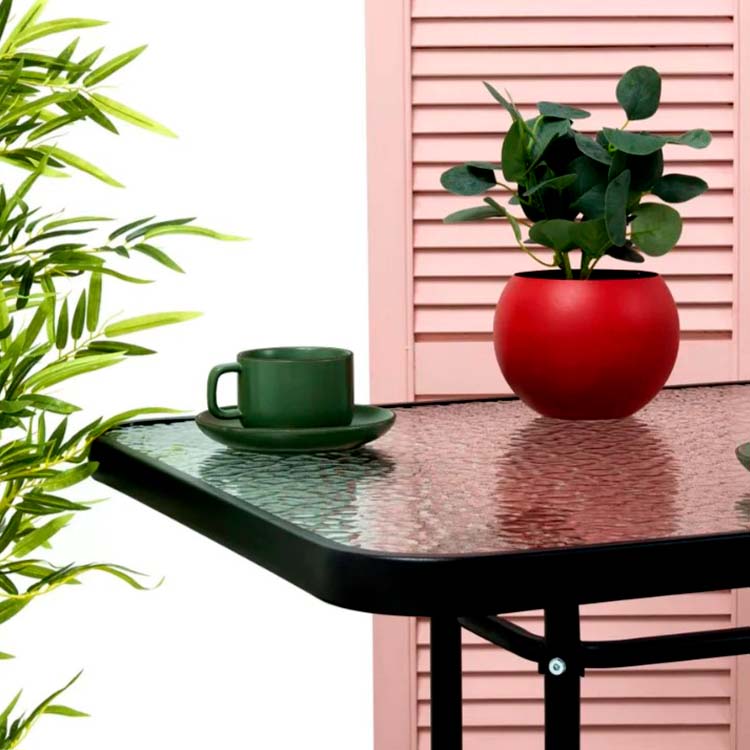 Glass table 60x60 cm