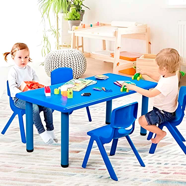 Kids table 60x120 cm, Կապույտ