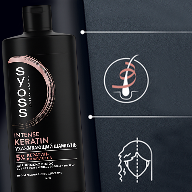 Shampoo for brittle hair 440 ml