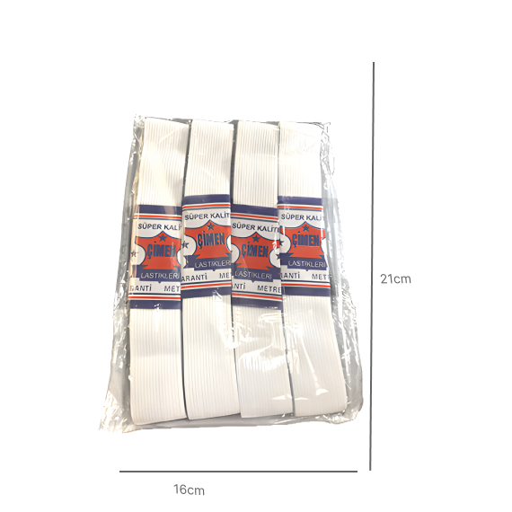 Elastic Band for Sewing 3 cm 8 m, Սպիտակ