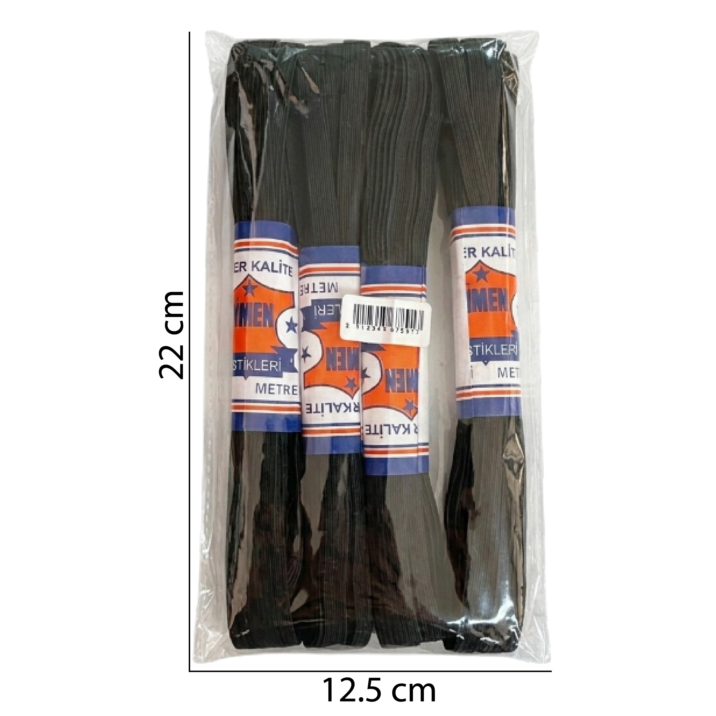 Շորի ռեզին 0․8 սմ 20 մետր, Սև