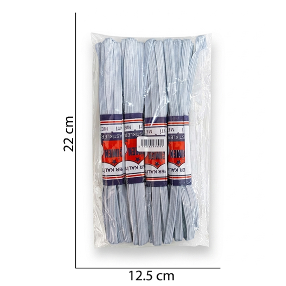 Elastic Band for Sewing 0.8 cm 20 m, Սպիտակ