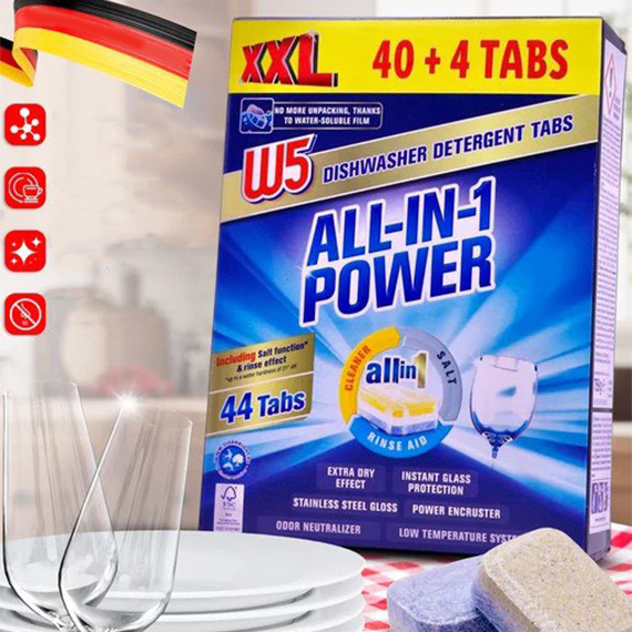 Dishwasher tabs 44 pcs