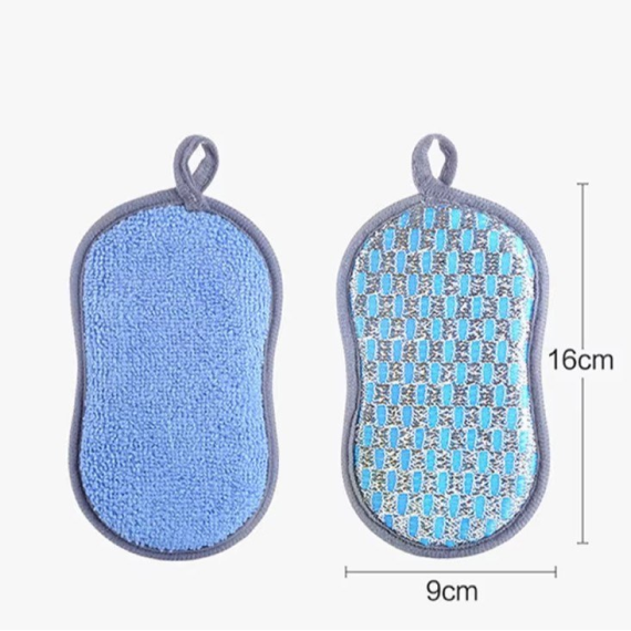 Sponge scourer 9x16 cm 3 pcs