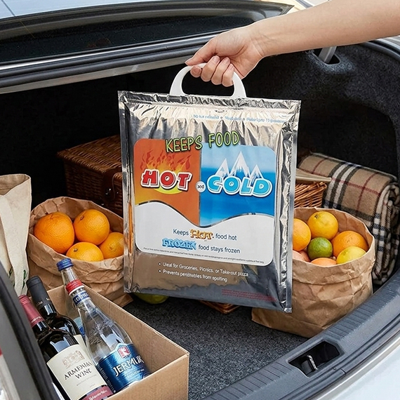 Thermal bag 30х35 cm, Սև