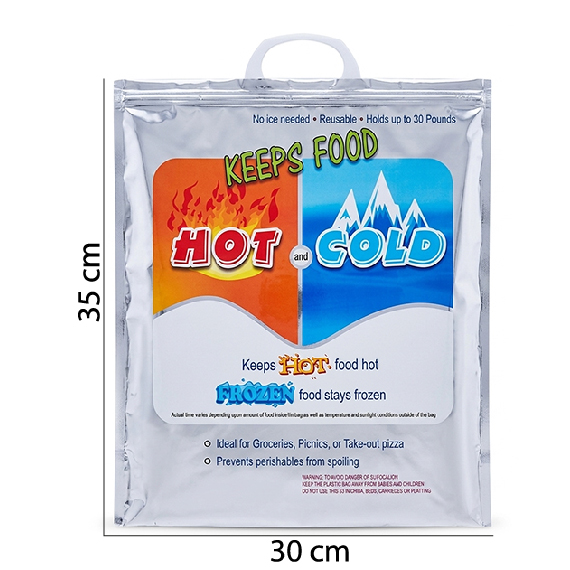 Thermal bag 30х35 cm, Սև