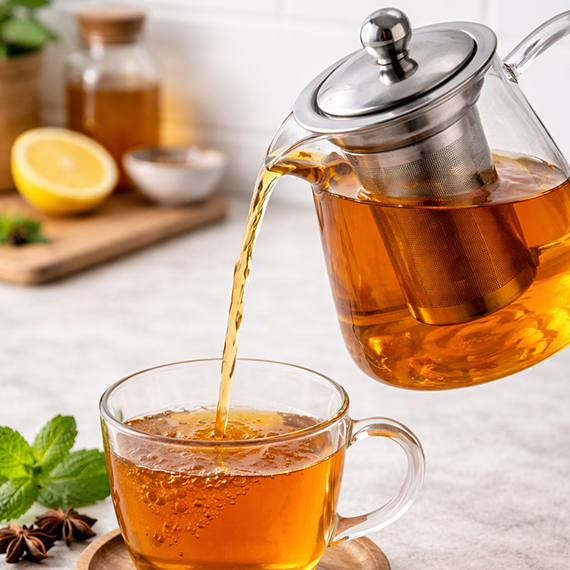 Teapot glass 750 ml 