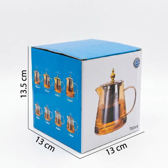 Teapot glass 750 ml 