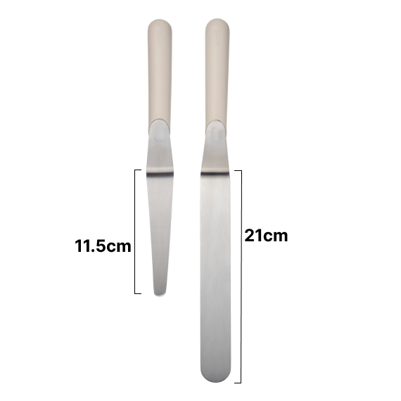 Offset spatula 2 pcs 26/36 cm