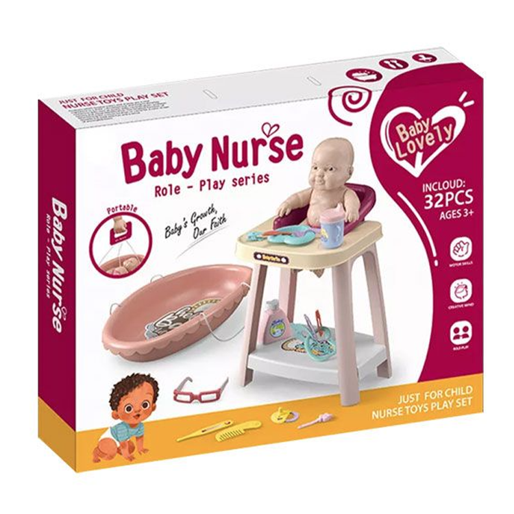 Doll with grooming accessories