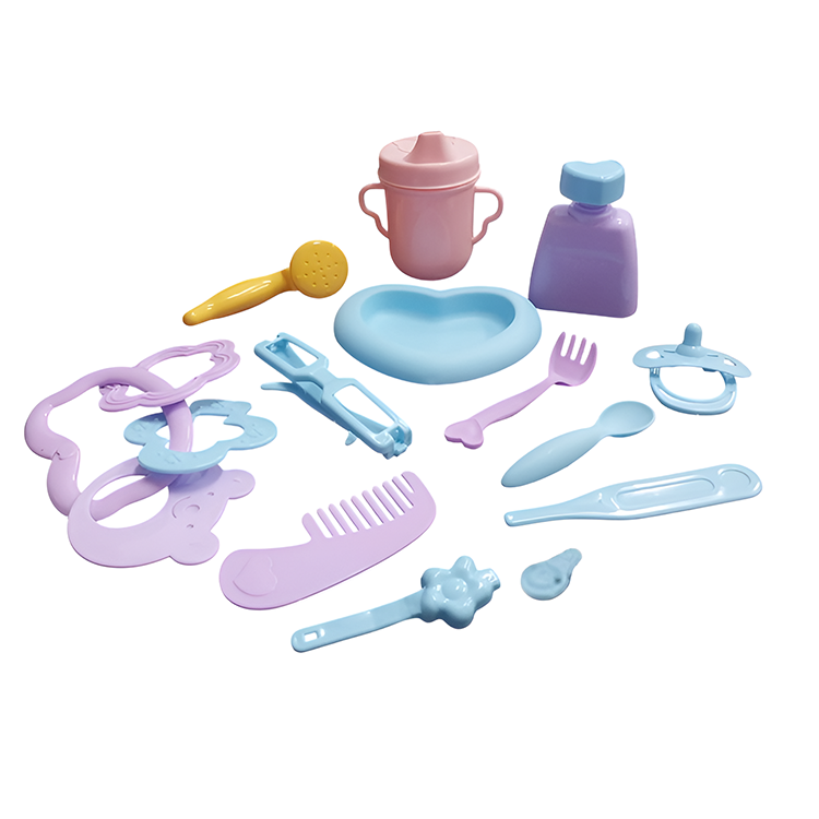 Doll with grooming accessories