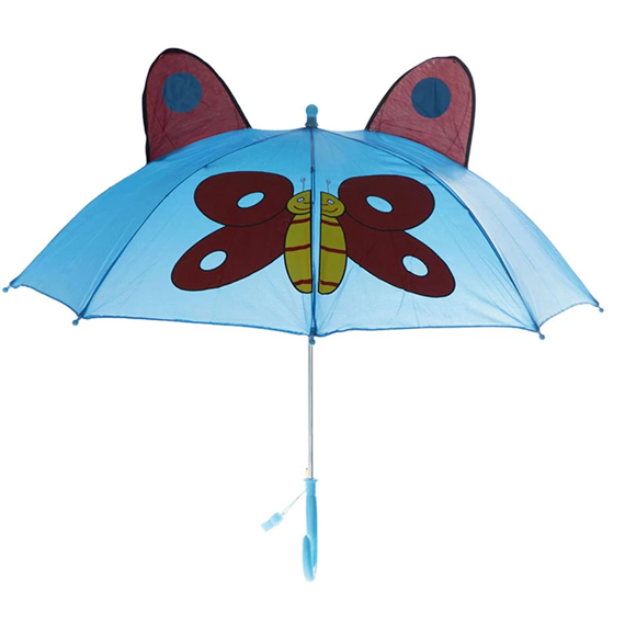 Kids umbrella with whistle 60 cm, Կապույտ