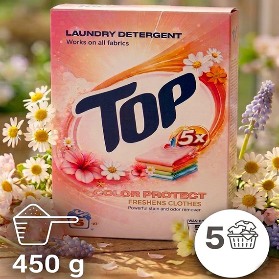 Լվացքի փոշի գունավոր շորերի 450 գ
