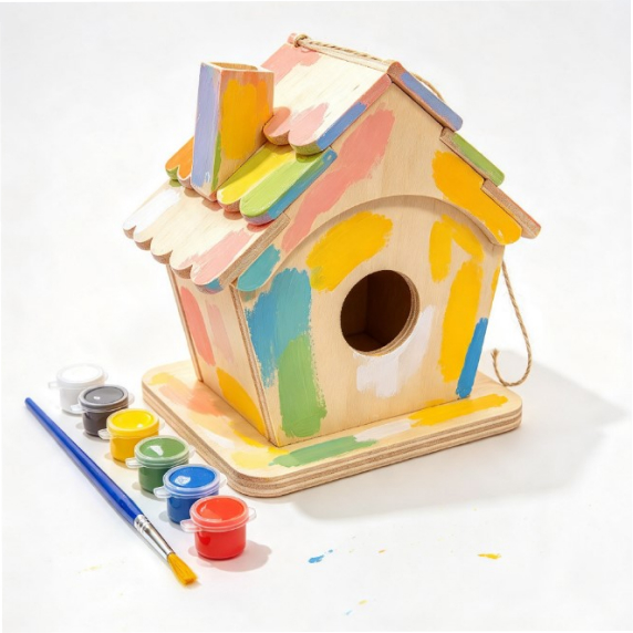 Bird house kit 15x18 cm