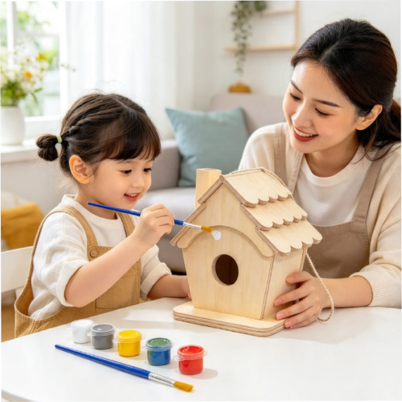 Bird house kit 15x18 cm