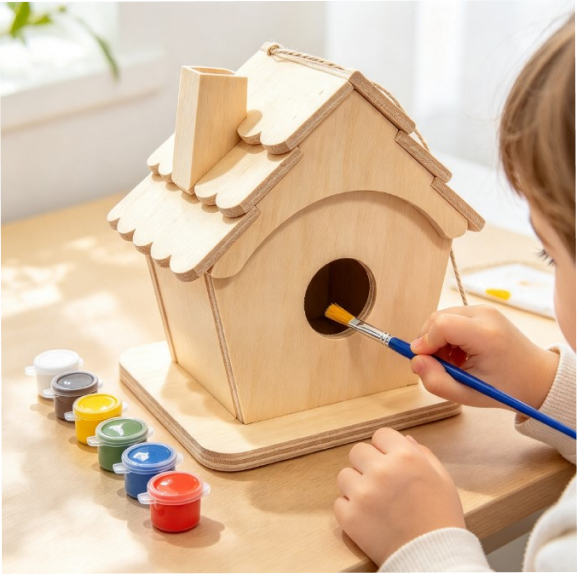 Bird house kit 15x18 cm