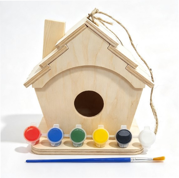 Bird house kit 15x18 cm