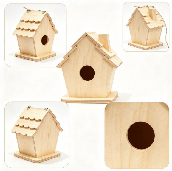 Bird house kit 15x18 cm