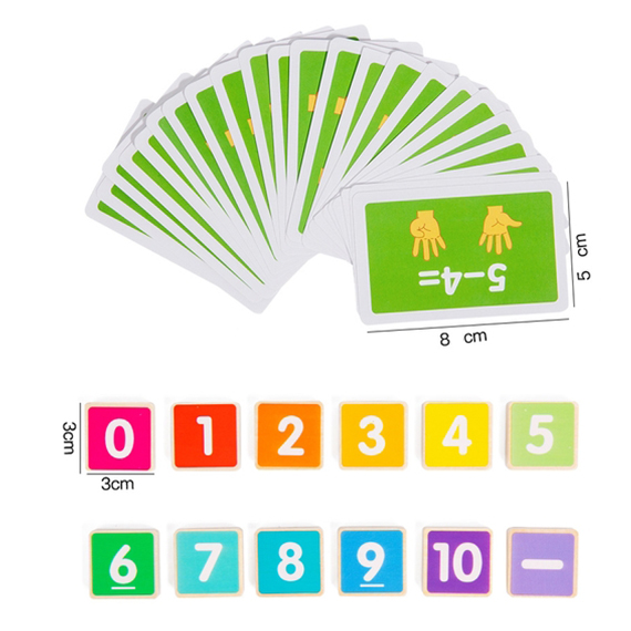 Finger arithmetic game 23x31 cm