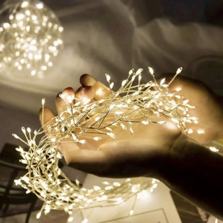 LED garland 900 lamps 30 m Remote Control, Դեղին/Սպիտակ